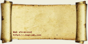 Janko Krnčević vizit kartica